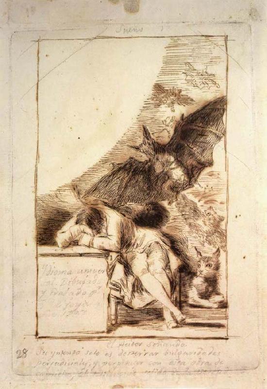 Francisco Goya Sueno Norge oil painting art